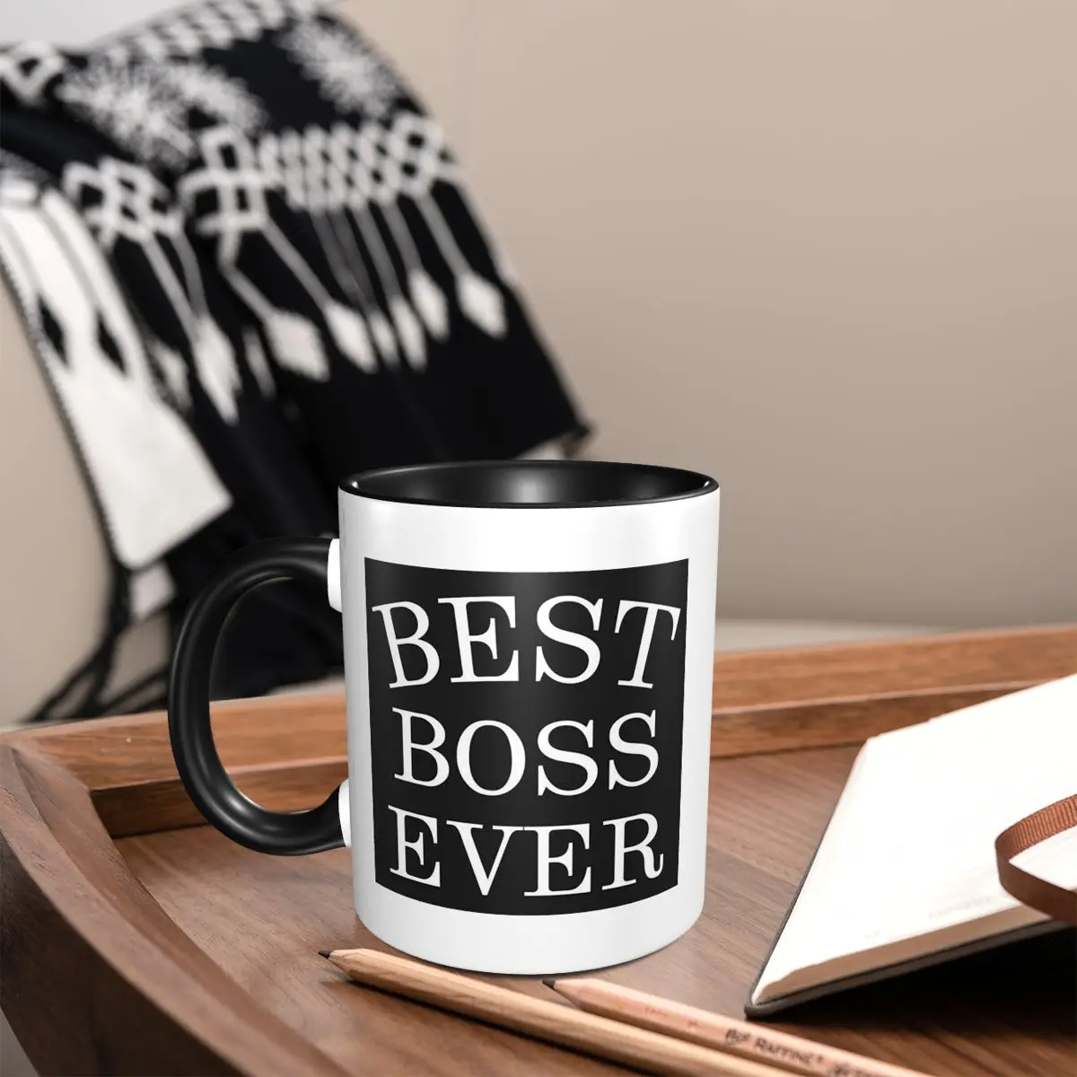 Best Tea Coffee - Lady Best Boss Ever Mug Funny