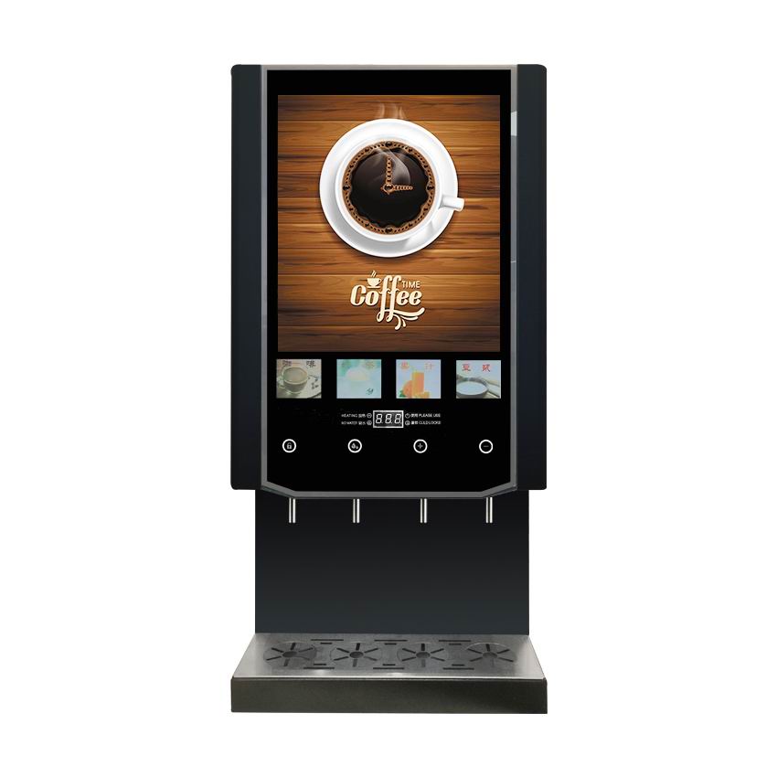 Coffee Tea Vending Machine For Office - 40S 4 Flavours Milk Tea Vending