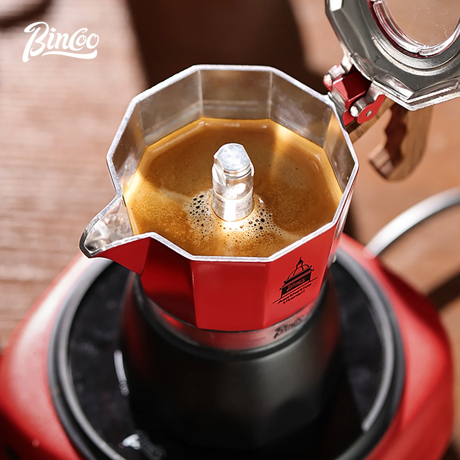 Bincoo Double Valve Coffee Mok - Moka Pot Stove 评论和价格