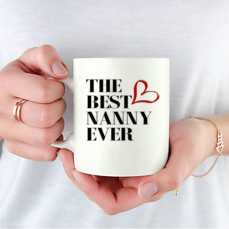 1pc Best Nanny Ever Ceramic Mu - Best Tea Coffee 评论和价格