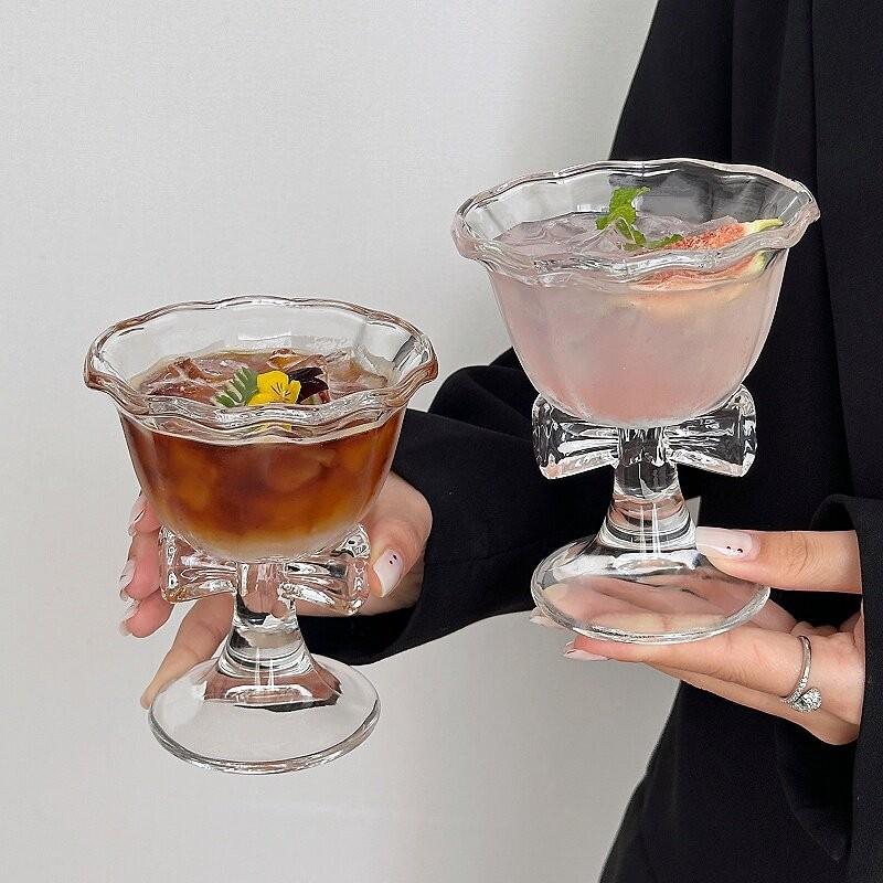 New Bow Glass Cute Water Cup C - Mug Tea Coffee 评论和价格