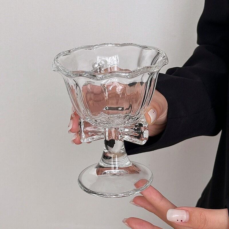 New Bow Glass Cute Water Cup C - Mug Tea Coffee 评论和价格