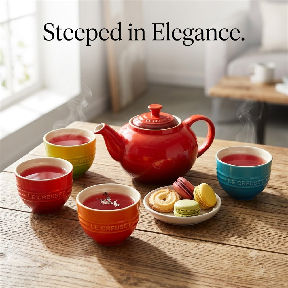 5 Set Le Creuset Chip-Resistan - Coffee Tea Organizer 评论和价格