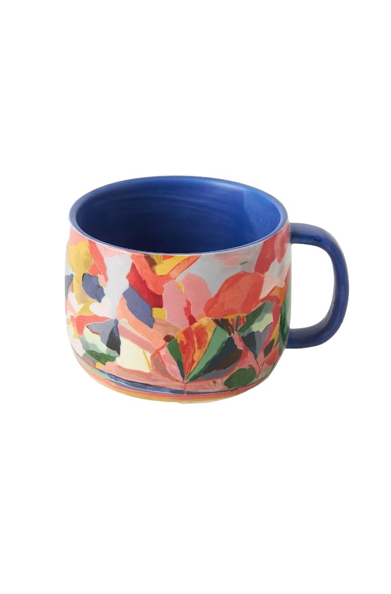 Oil Painting Ceramics Mugs cof - Best Tea Coffee 评论和价格
