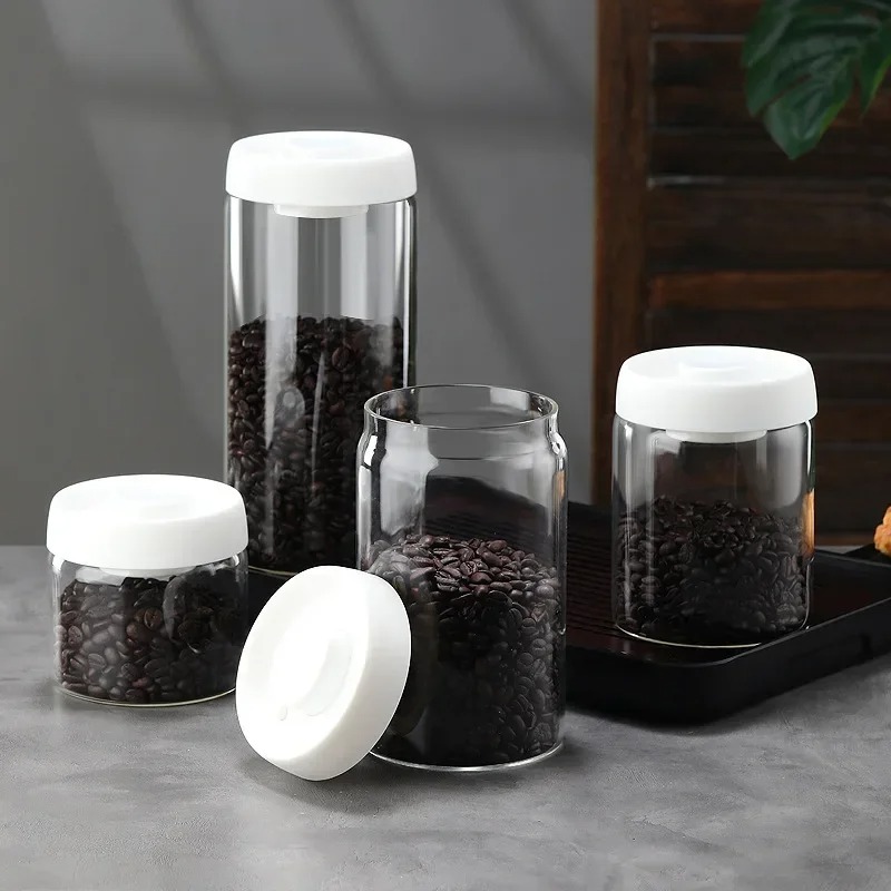 Manual Vacuum Sealed Coffee Ja - Coffee Tea Organizer 评论和价格