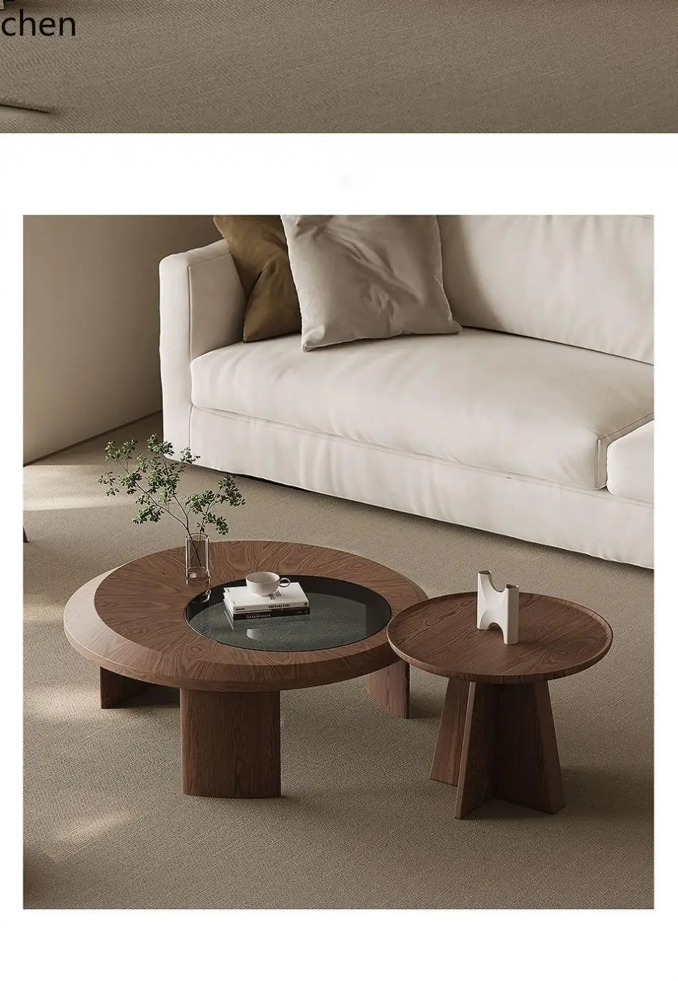 b11-7.2 Walnut Tea Table Combi - Tea & Coffee Quận 1 评论和价格