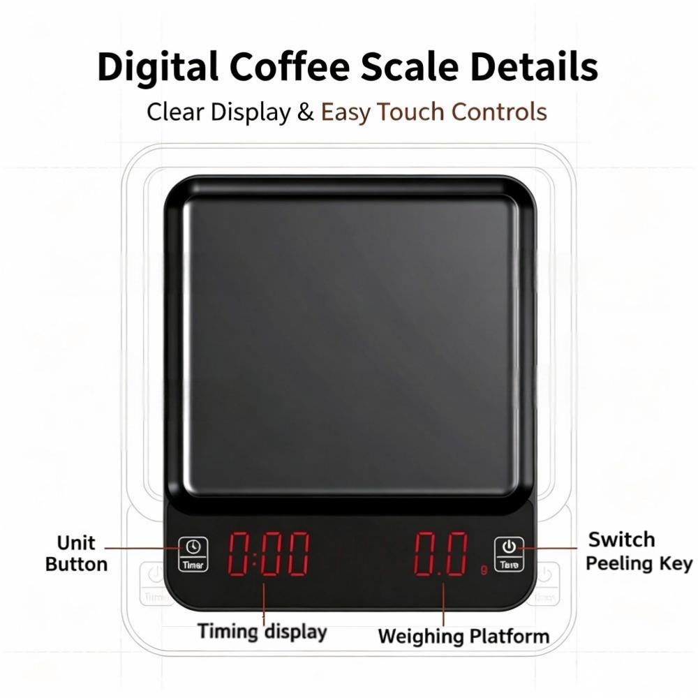 3kg/0.1g High Precision Digita - Coffee&Tea House Opinie 评论和价格