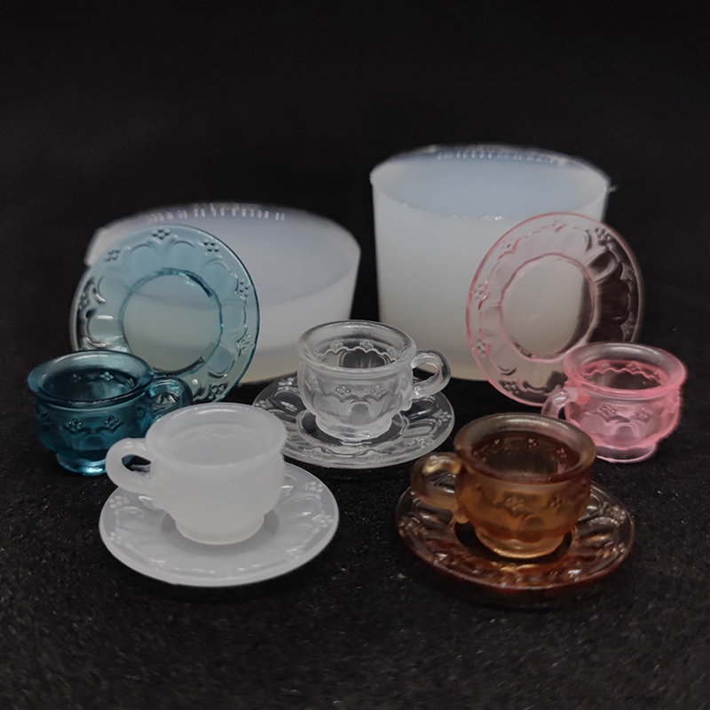 1 Set Dollhouse Miniature Tea  - Mug Tea Coffee 评论和价格