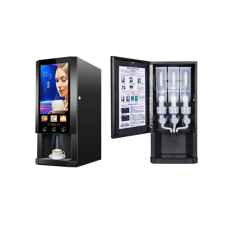 for E30S 3 Milk Tea Vending Ma - Coffee Tea Vending Machine For Office 评论和价格