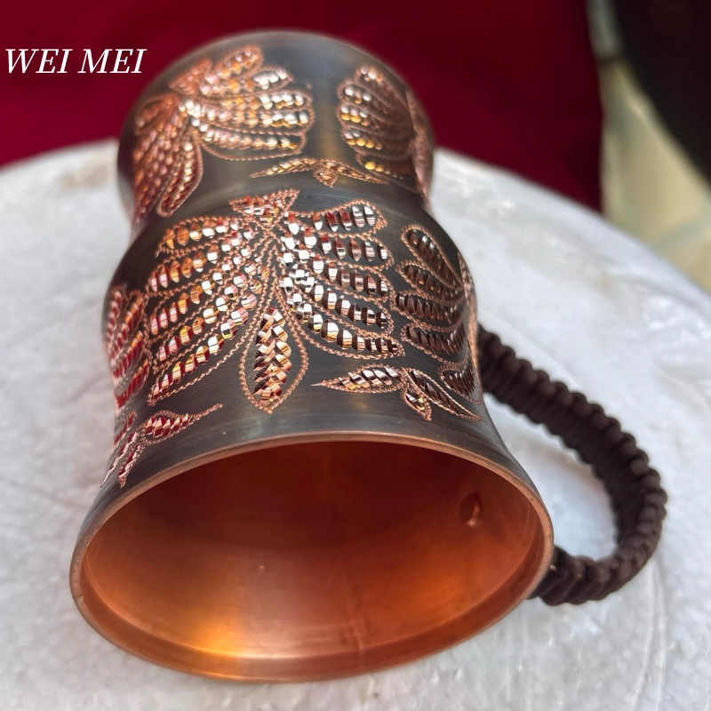 Handcrafted Vintage Pure Coppe - Juice Tea Coffee 评论和价格