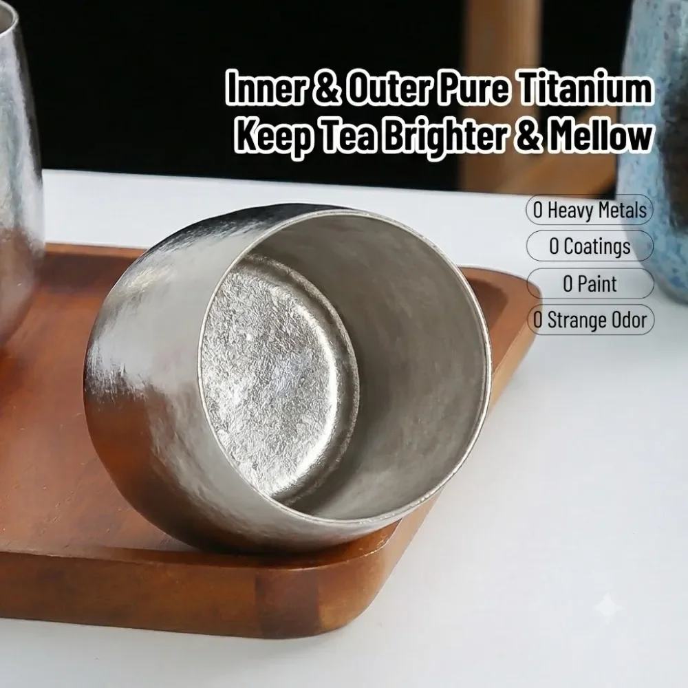 Pure Titanium Double-Wall Coff - Juice Tea Coffee 评论和价格
