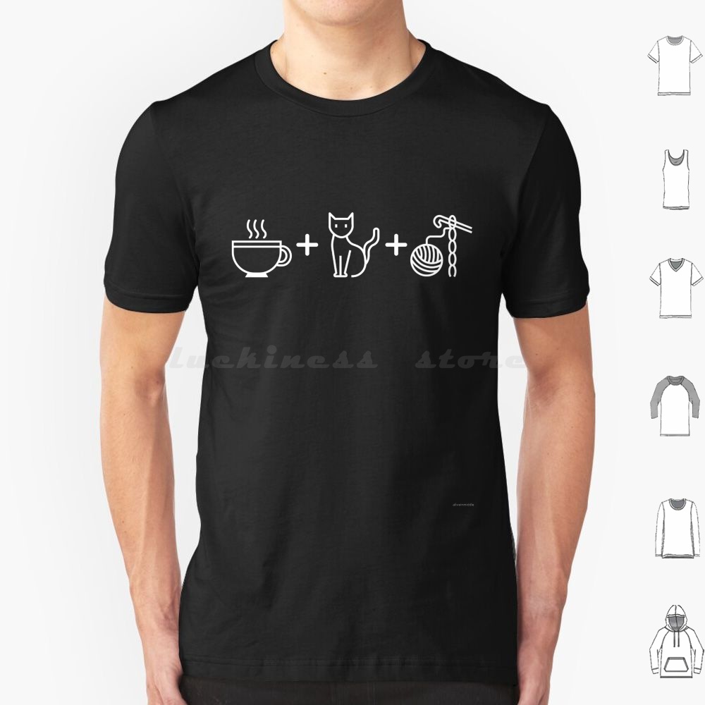 Coffee , Cats & Crochet-Black  - Coffee Tea Knits 评论和价格