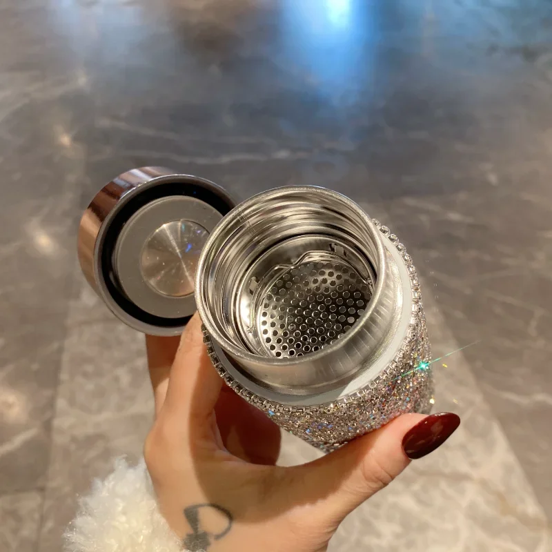 Bling Portable Thermos Cup wit - Coffee Tea Infusion 评论和价格
