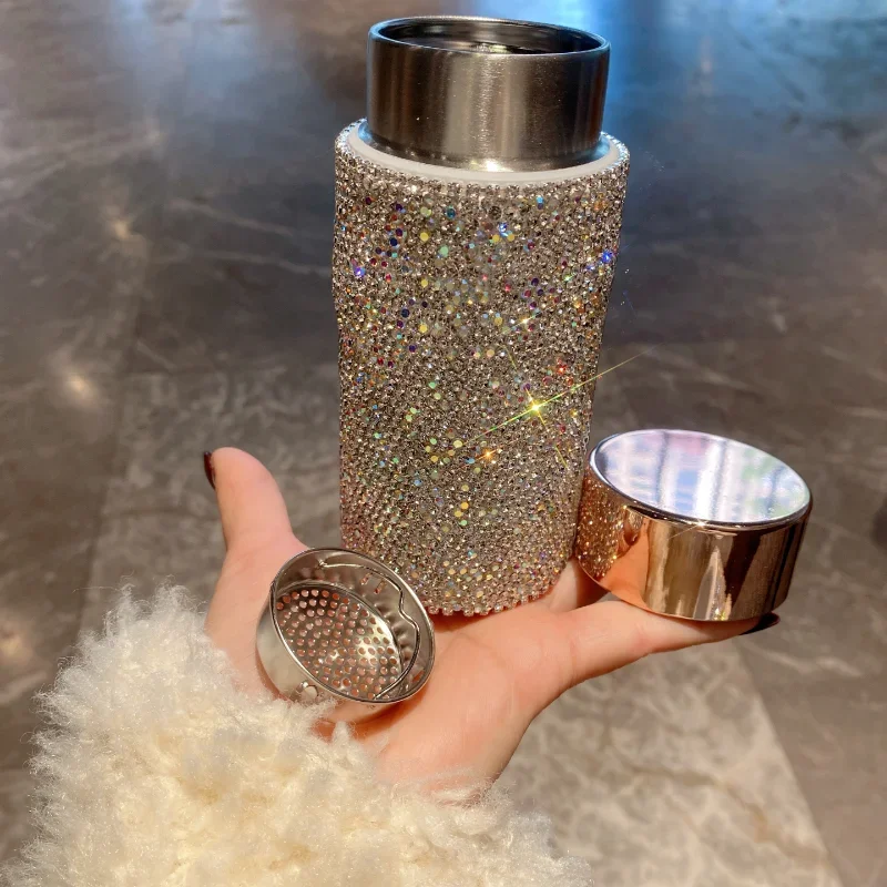 Bling Portable Thermos Cup wit - Coffee Tea Infusion 评论和价格