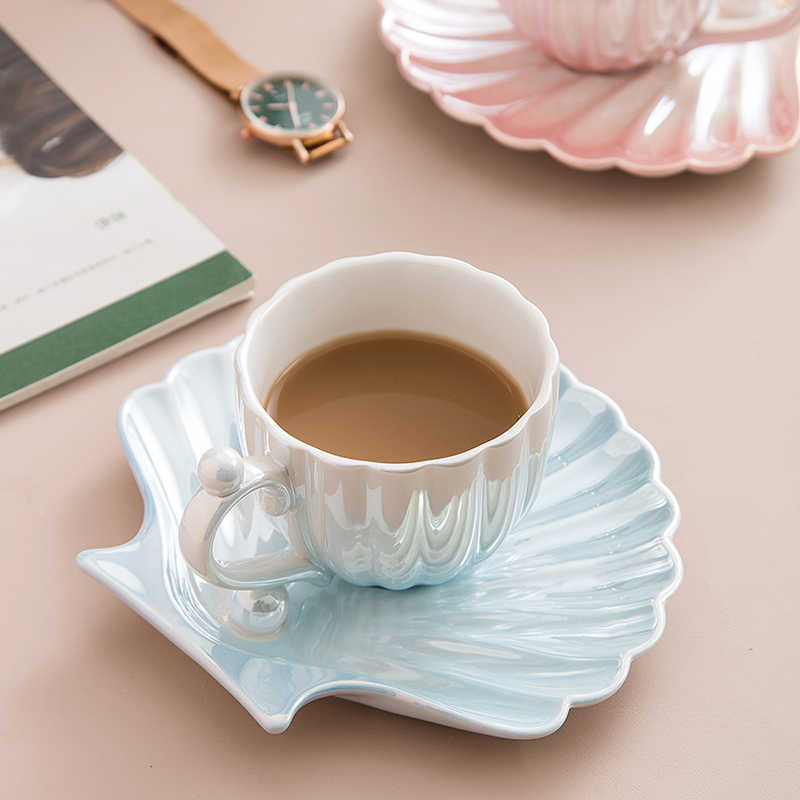 Pearl Shell Design Ceramics Mu - Best Tea Coffee 评论和价格
