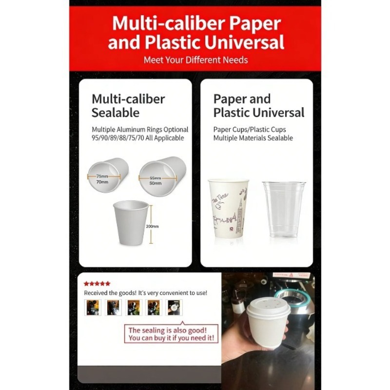 Automatic Plastic Cup Sealing  - Juice Tea Coffee 评论和价格