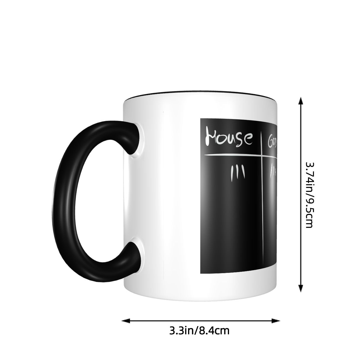 House MD VS GOD Mug Funny Cera - Coffee Vs Tea 评论和价格