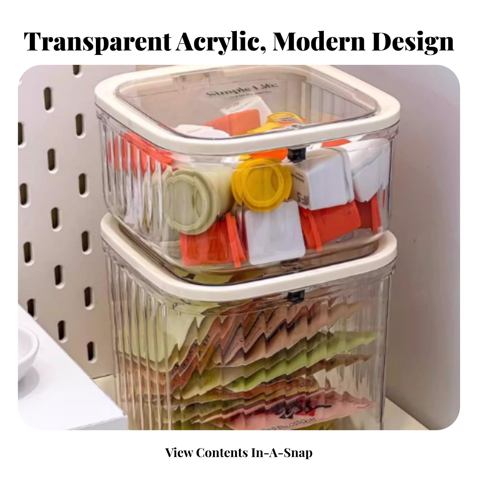Plastic Tea Bag Storage Box La - Coffee Tea Organizer 评论和价格