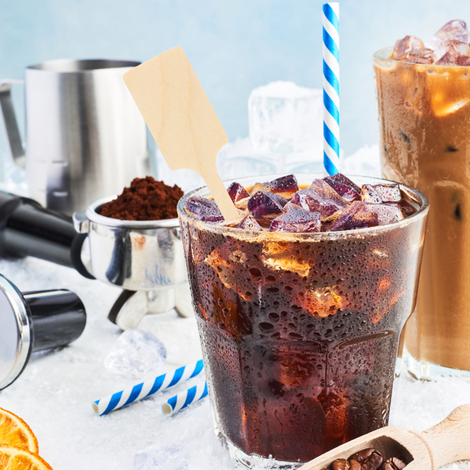 100Pcs Wooden Coffee Stirring  - Juice Tea Coffee 评论和价格