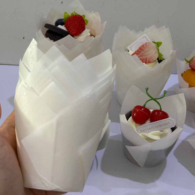 50Pcs/100Pcs/200Pcs Tulip Cake - Mug Tea Coffee 评论和价格