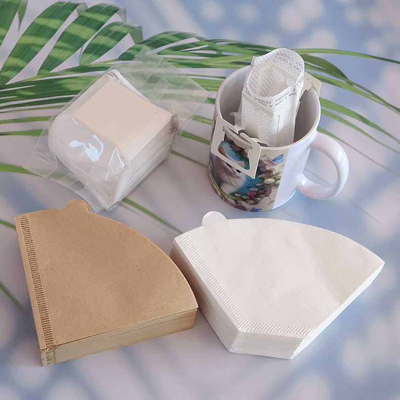 50pcs/set Log Pulp Paper Coffe - Coffee Tea Infusion 评论和价格