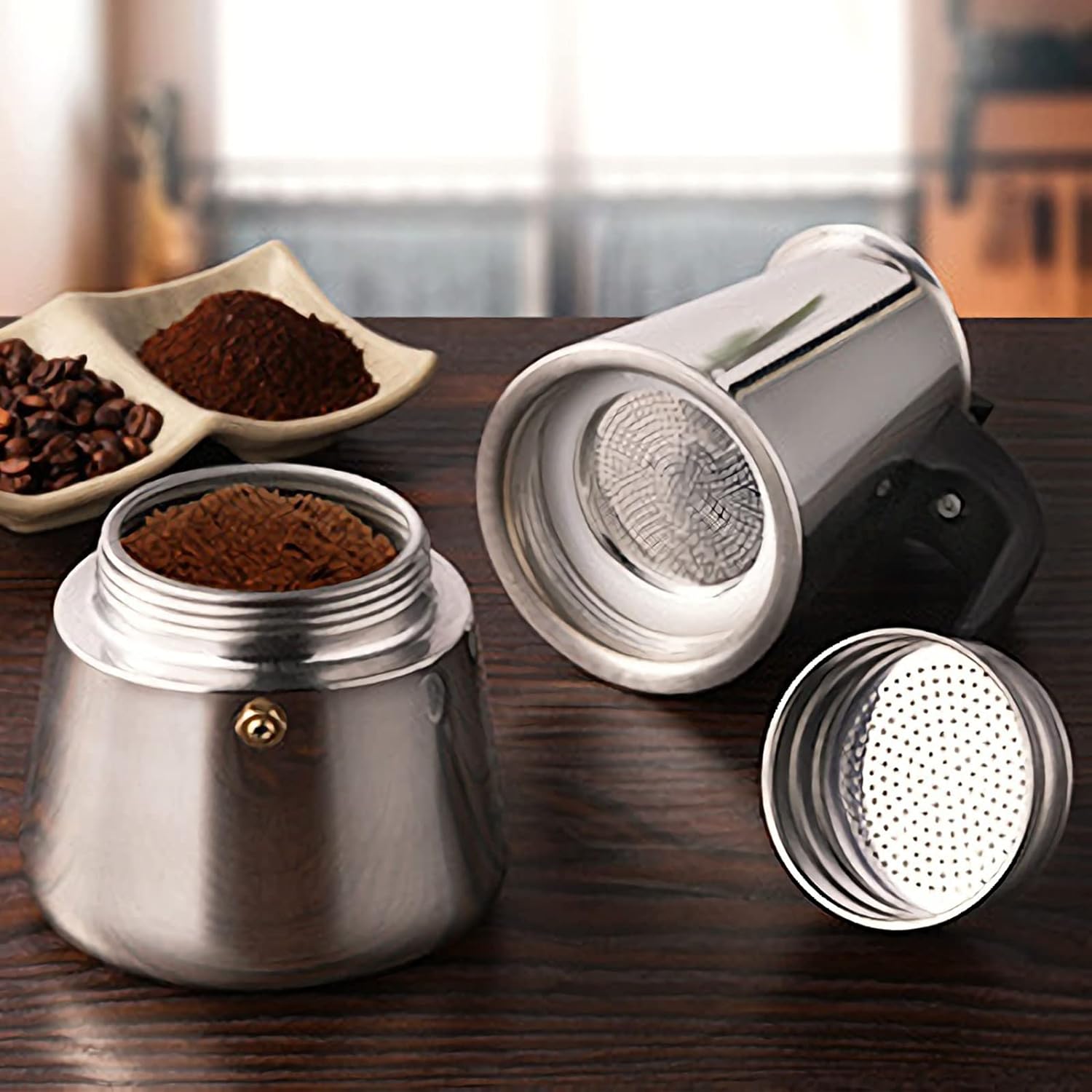4/6/9 Cups Moka Pot Caffe Mach - Moka Pot Stove 评论和价格