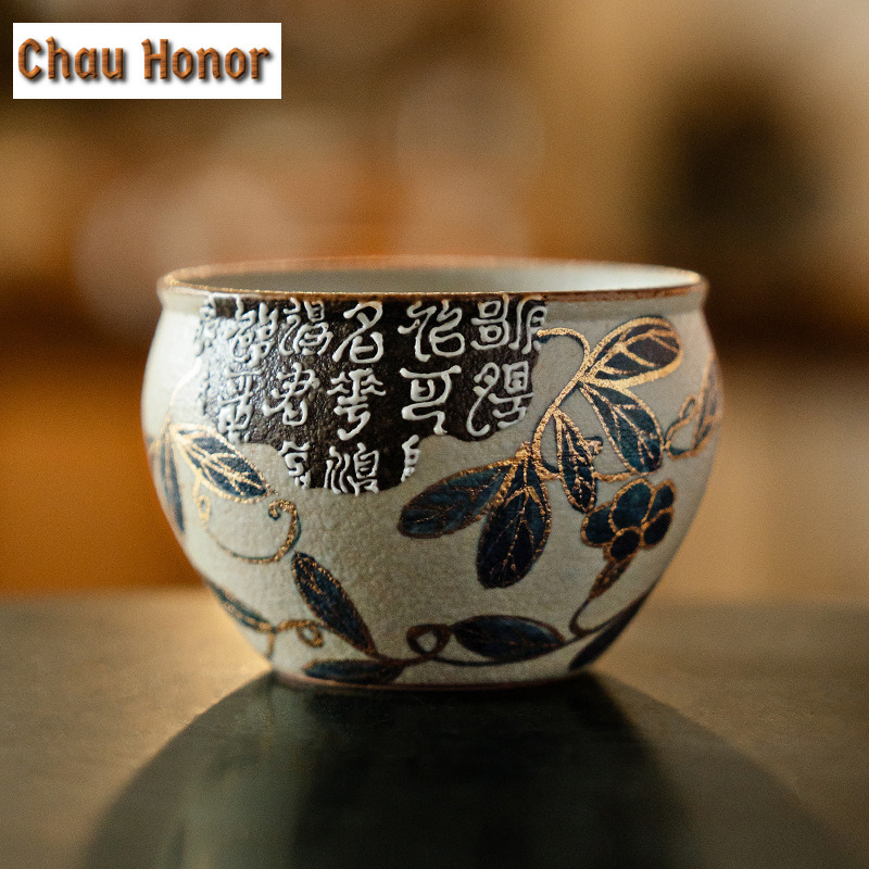 160ml Blue And White Flint Red - Draw Coffee And Tea 评论和价格
