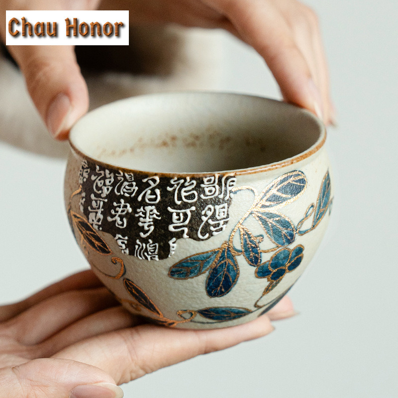 160ml Blue And White Flint Red - Draw Coffee And Tea 评论和价格
