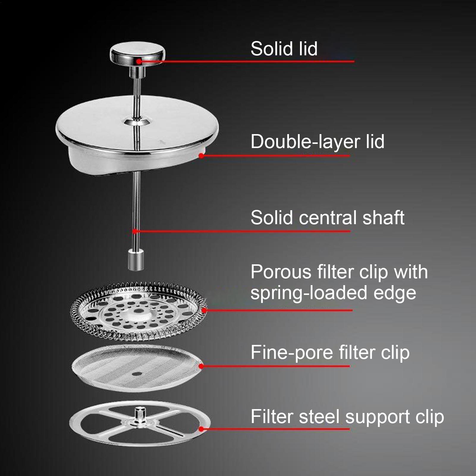Coffee Maker Press Pot Non-Sli - Coffee Tea Press 评论和价格