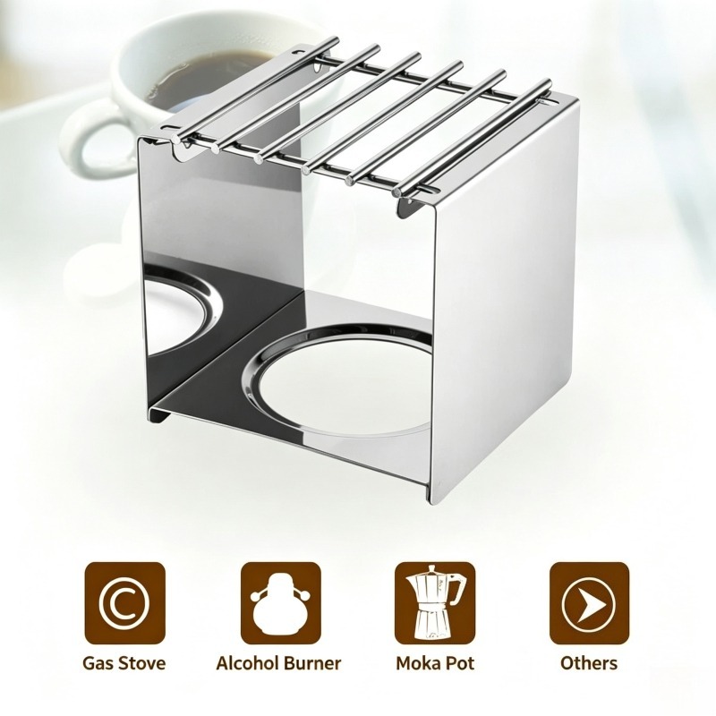 Stainless Steel Square Coffee  - Moka Pot Stove 评论和价格