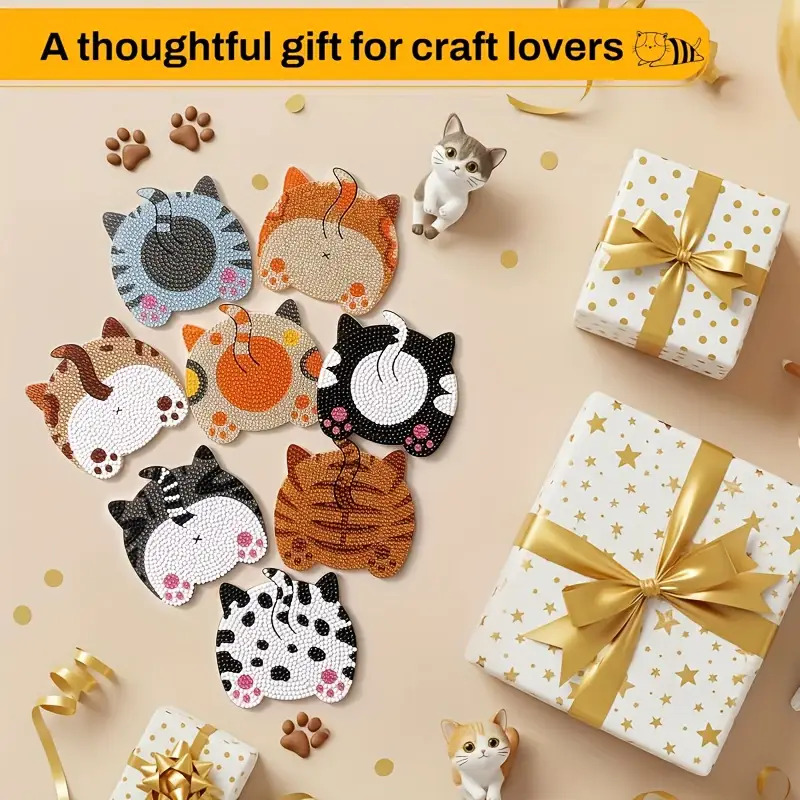 8-piece DIY Diamond Painting W - Mug Tea Coffee 评论和价格