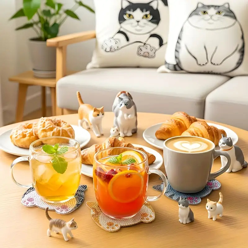 8-piece DIY Diamond Painting W - Mug Tea Coffee 评论和价格
