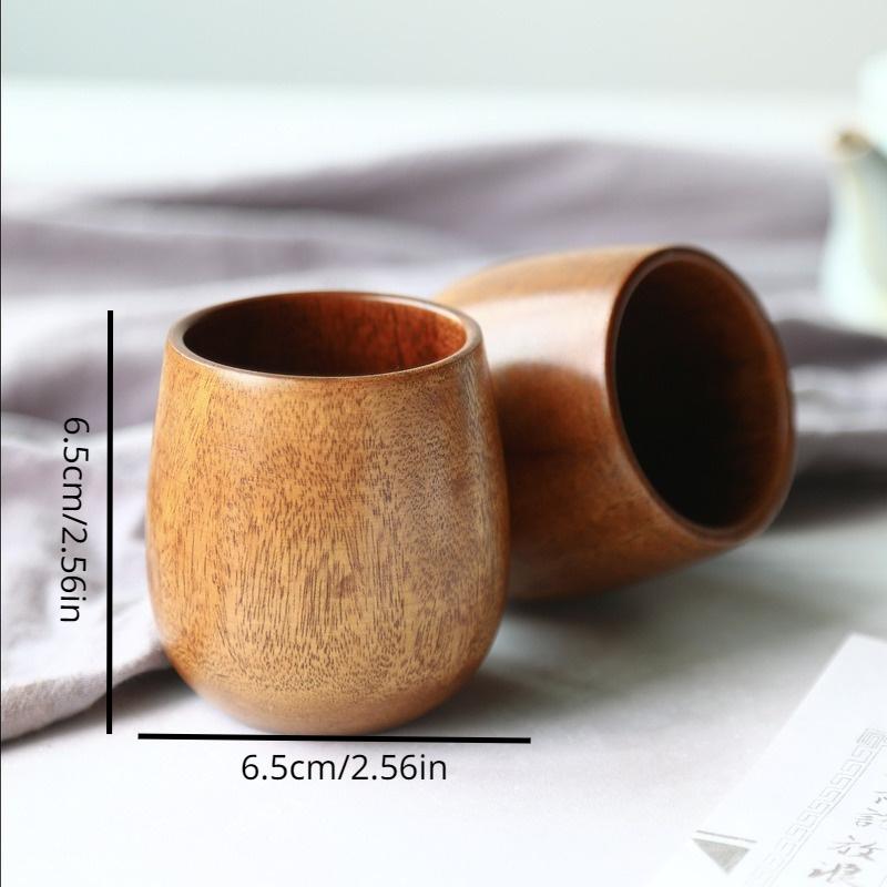 Nordic Big Belly Cup Wooden Cu - Mug Tea Coffee 评论和价格