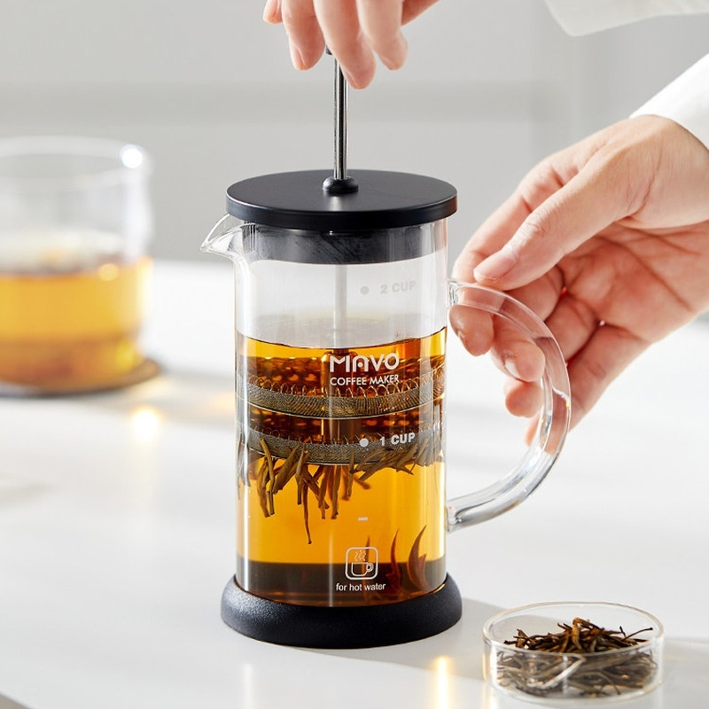 MAVO French Press Coffee Maker - Coffee Tea Press 评论和价格