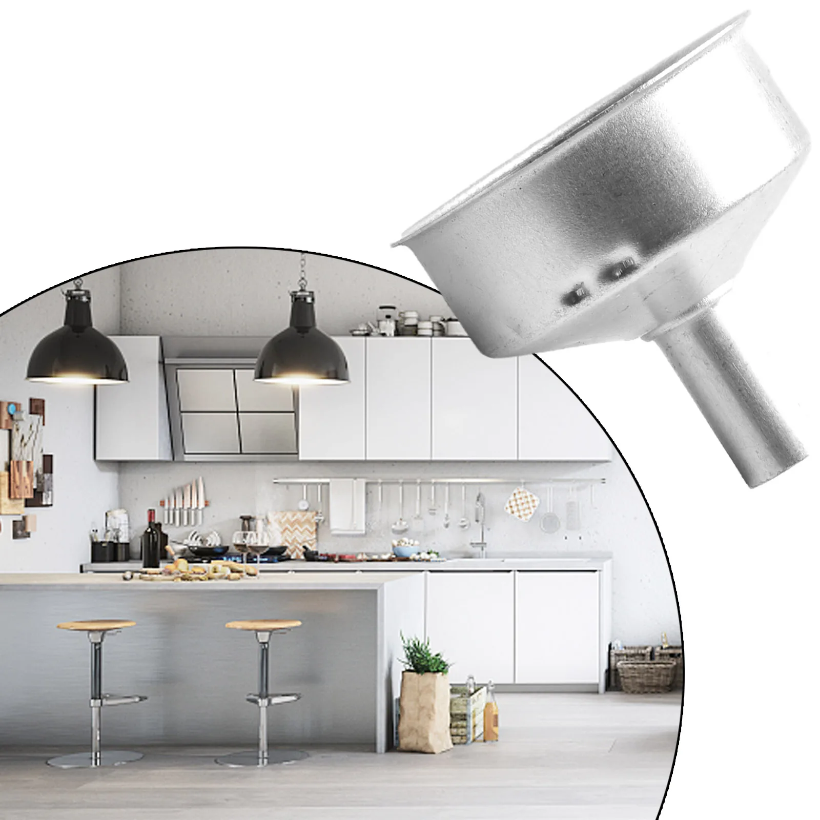 1pcs Aluminium Moka Funnel Fil - Moka Pot Stove 评论和价格