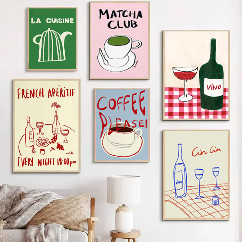 1PC frameless decorative art p - Draw Coffee And Tea 评论和价格