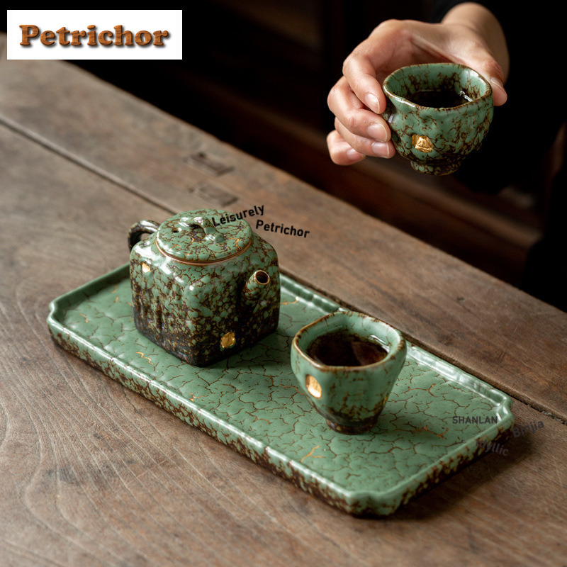 Gold Drawing Kiln Fambe Tea Tr - Draw Coffee And Tea 评论和价格