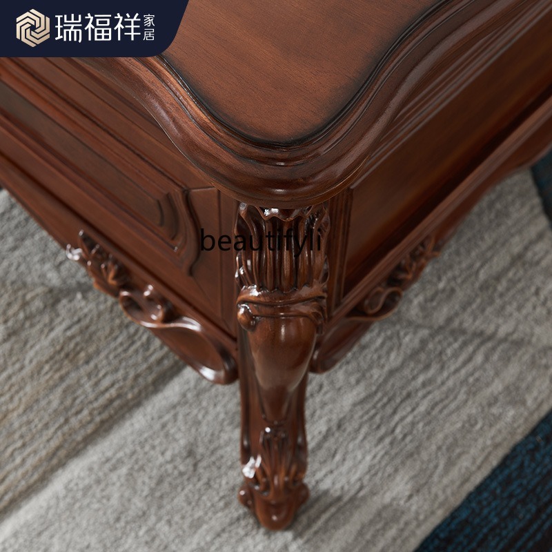 All solid wood coffee table Am - Draw Coffee And Tea 评论和价格