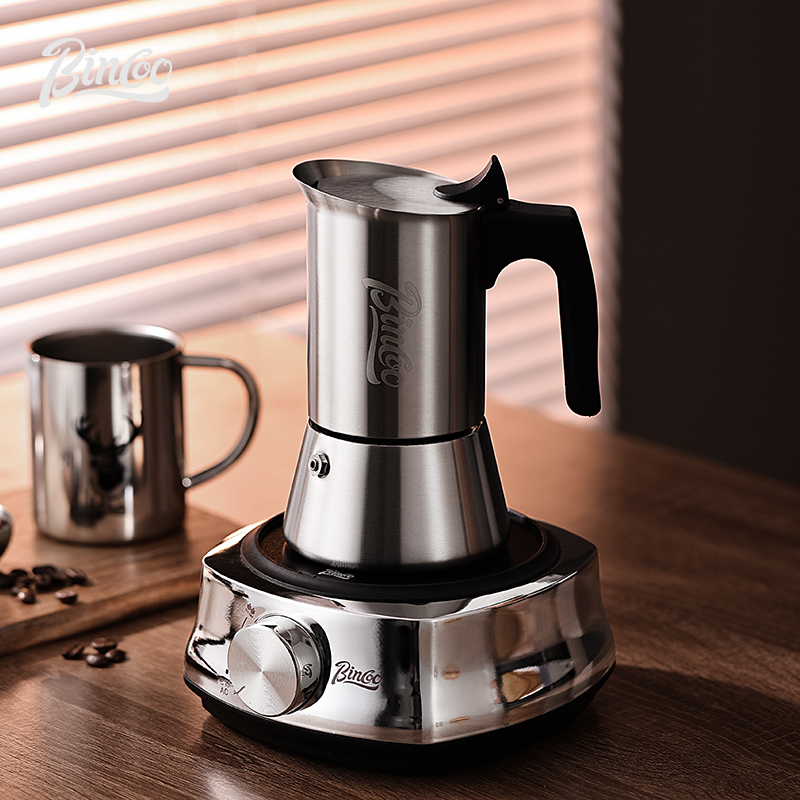 Bincoo Straight Stainless Stee - Moka Pot Stove 评论和价格