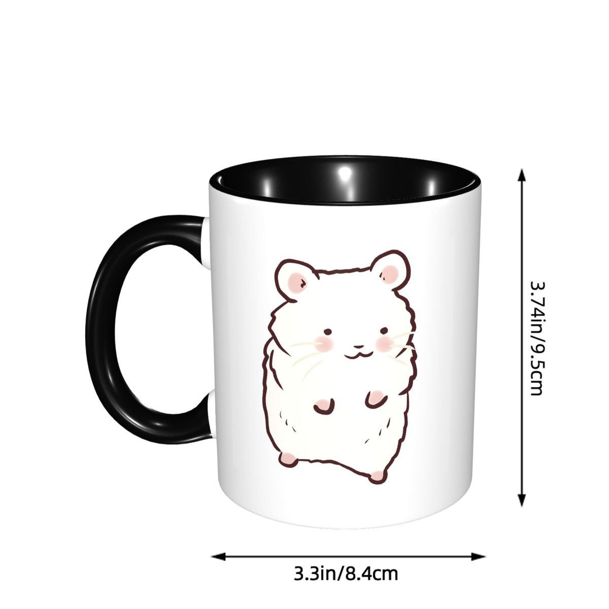 Cute Hamster Drawing Mug Funny - Draw Coffee And Tea 评论和价格