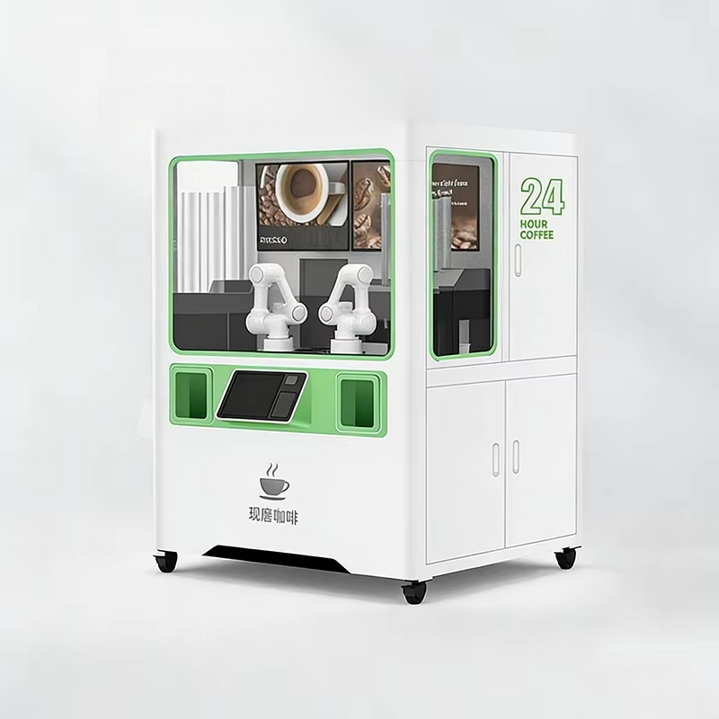 Customized Commercial Robotic  - Coffee Tea Vending Machine For Office 评论和价格