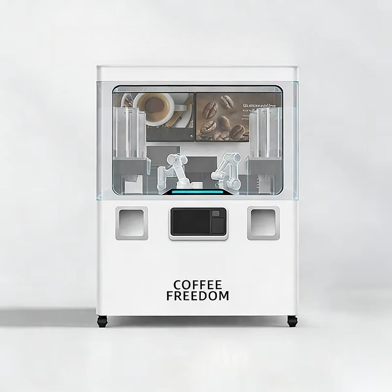 Customized Commercial Robotic  - Coffee Tea Vending Machine For Office 评论和价格