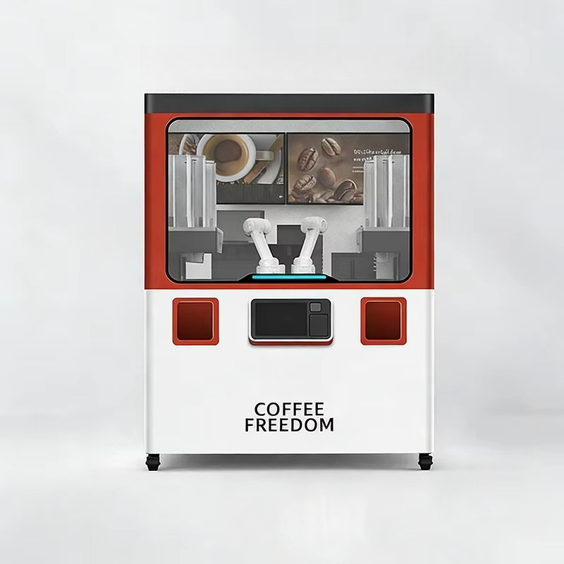 Customized Commercial Robotic  - Coffee Tea Vending Machine For Office 评论和价格