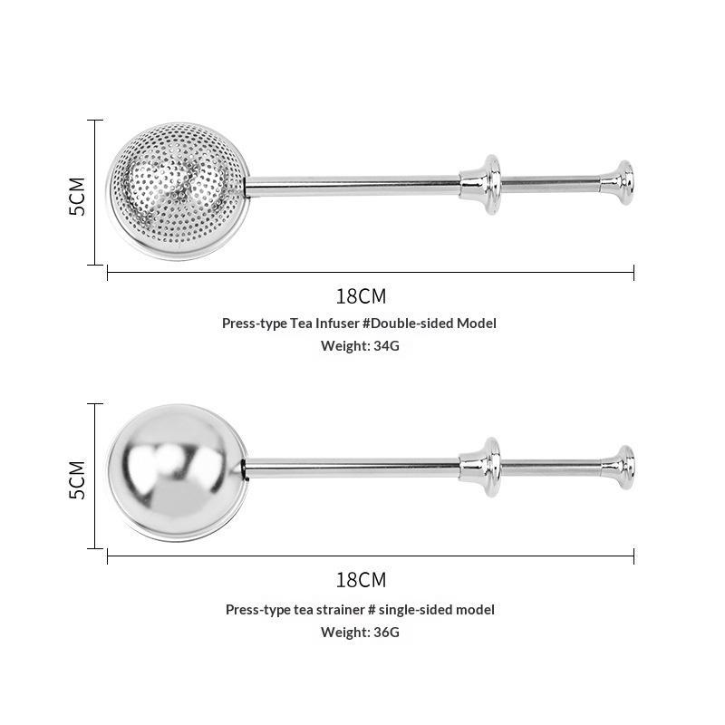 Long Handle Stainless Steel Te - Coffee Tea Infusion 评论和价格