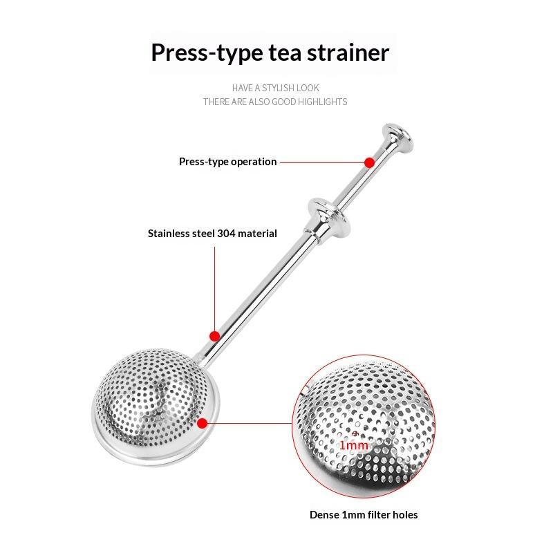 Long Handle Stainless Steel Te - Coffee Tea Infusion 评论和价格