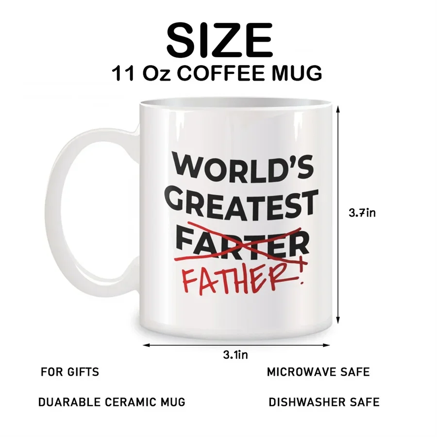 Fathers Day Mugs For Best Fart - Best Tea Coffee 评论和价格