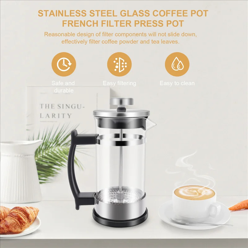 Coffee French Press Pot With F - Coffee Tea Press 评论和价格